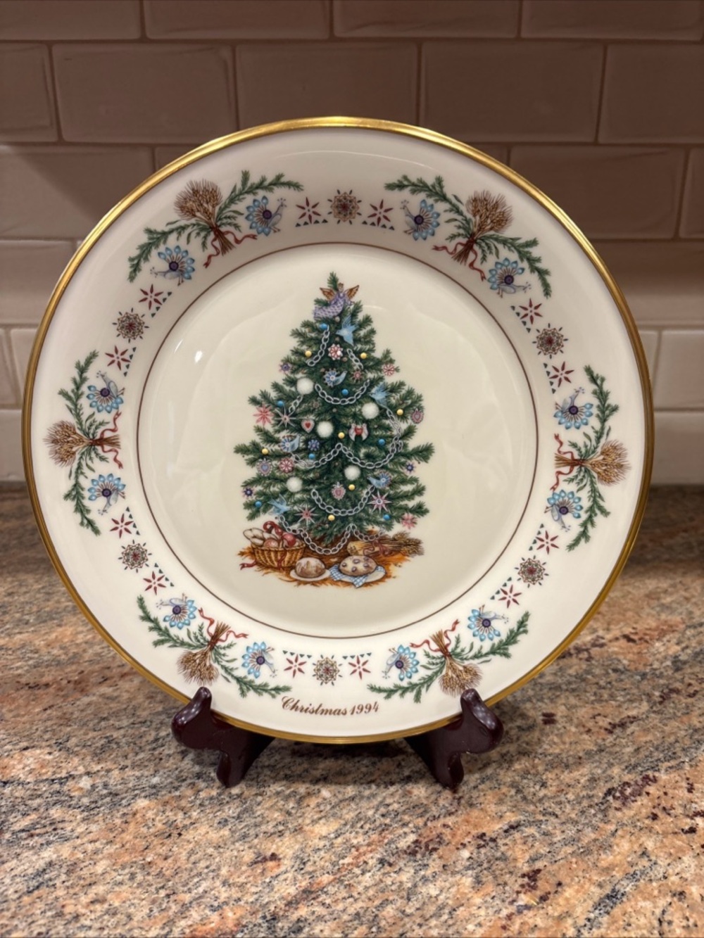1994 Lenox Christmas Trees Around the World Poland 4th in LE Series Made in USA